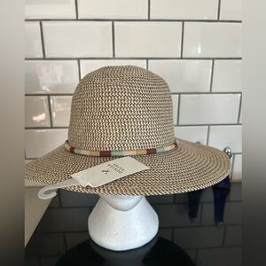 Denver Hayes Woven Straw Hat with Colorful Band